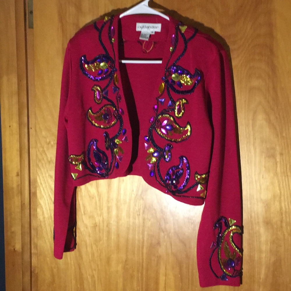 Women’s crop jacket-worn once